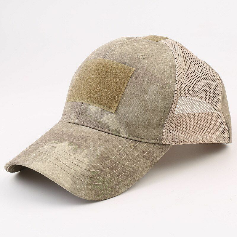 Tactical Hat Camouflage Sunscreen Outdoor Sport Hunting Camping Hiking Cap Brown
