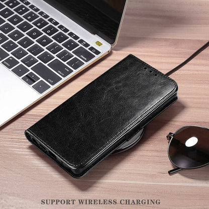 For Samsung Galaxy S21 Ultra+ Case Leather Tpu Wallet Flip Stand Cover Accessory