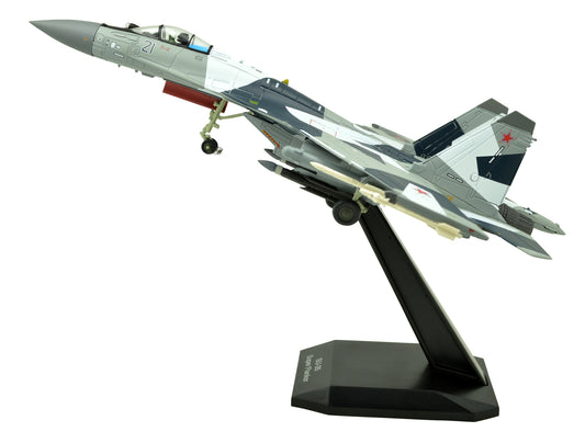 1:100 Sukhoi SU-35 Fighter Attack Metal Military Airplane Model,RFAF,Camouflage