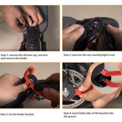 Rear Mudguard Bracket Rigid Support Fender Bracket Electric Scooter Accessories