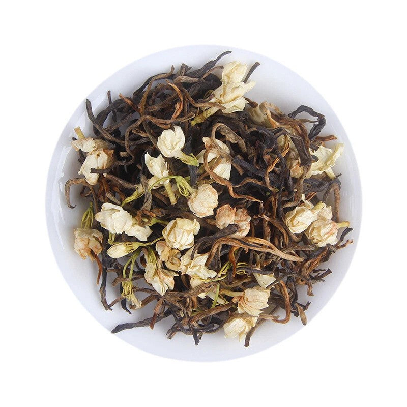 Handmade MoLi Hua DianHong black tea FengQing YunNan Jasmine DianHong Black tea