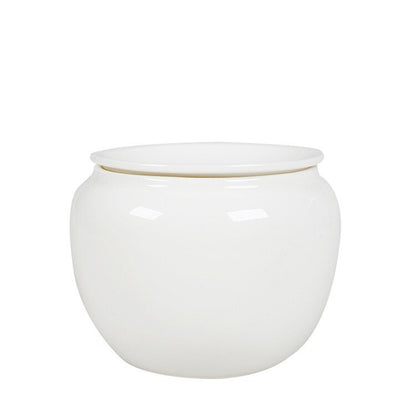 4.2" Whiteware Jade Porcelain Small Number Tea Basin Tea Basin Copper Coins Tea