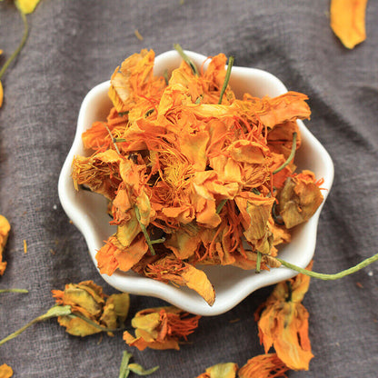 Dry garden nasturtium flower Indian Cres China herbal tea-