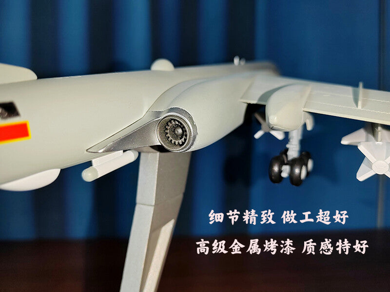 1:100 36CM AVIC H-6K Bomber Fighter Jet Plane Diecast Military Aircraft Model