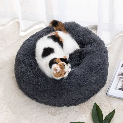 Winter Warm Cat Pet Bed – Soft Nest Cushion