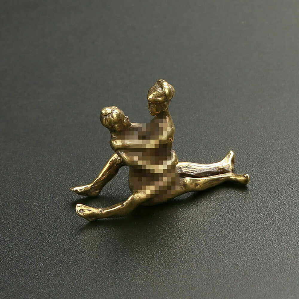 Chinese brass tradition not antique art mini 5 statue collectable gift