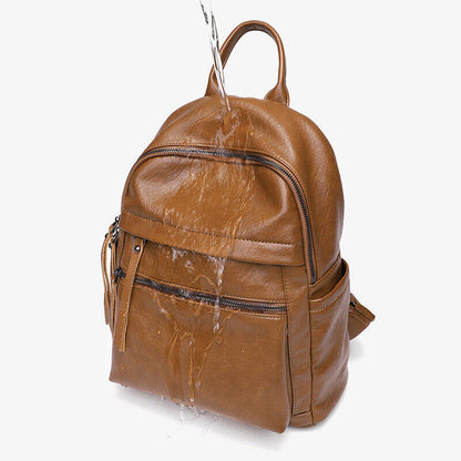 Women's Ladies Leather Backpack Purse Anti-Theft Rucksack Travel Bag Satchel