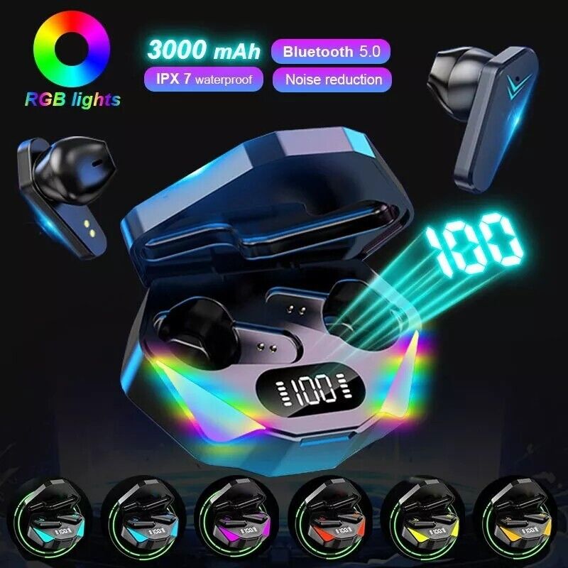 Wireless Earbuds Bluetooth 5.0 TWS Stereo Waterproof Earphones Headphone Headset