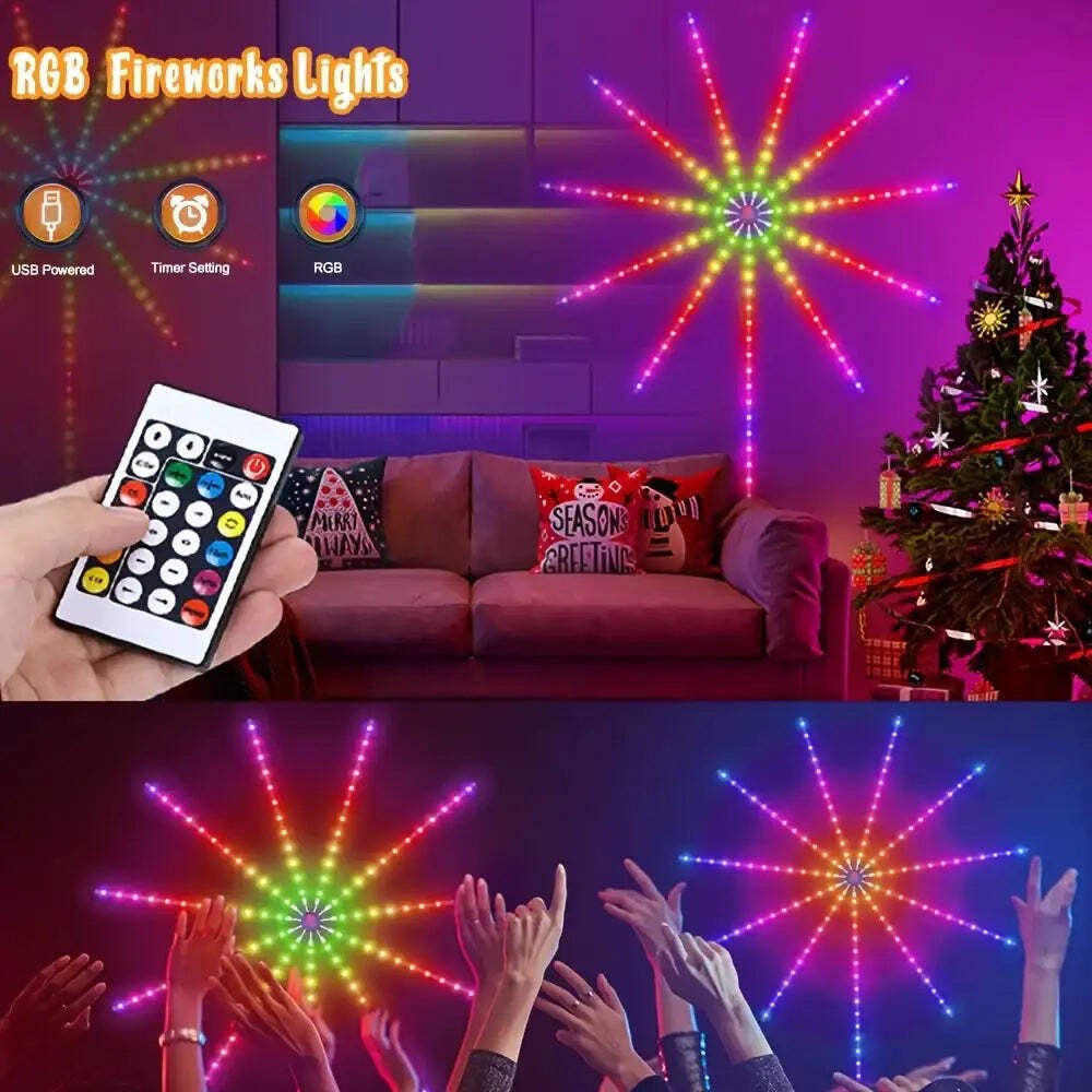 Smart Firework LED Light Strip with App & Music Sync