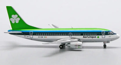 1:400 JC Wings Aer Lingus BOEING 737-500 Passenger Plane Diecast Aircraft Model