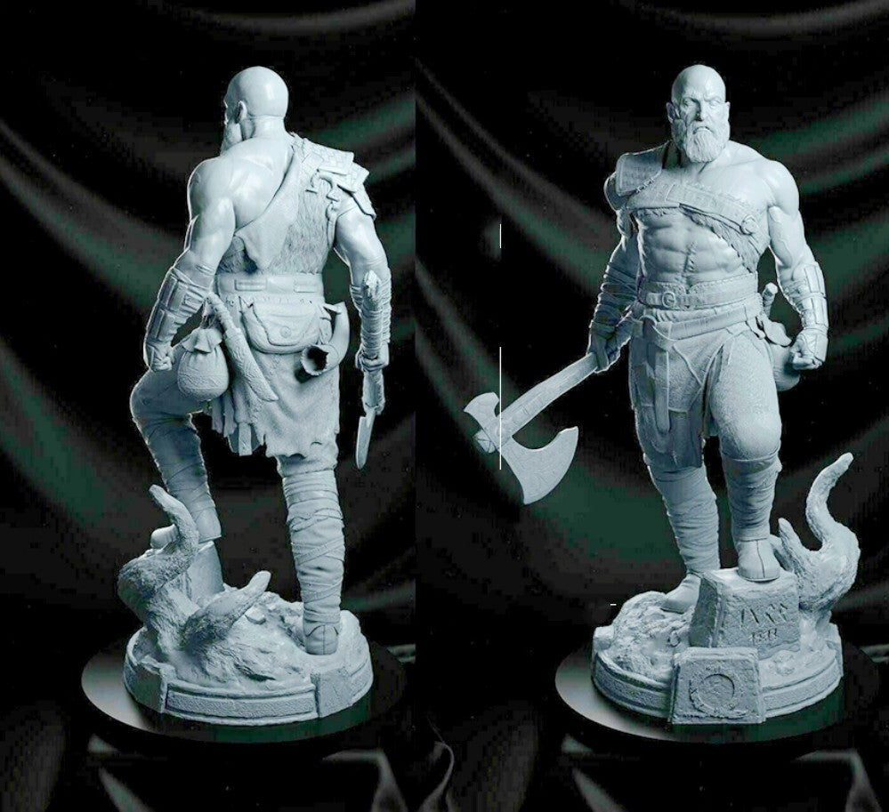 1/24 resin figure model Fantasy Warrior God of War Unassembled unpainted