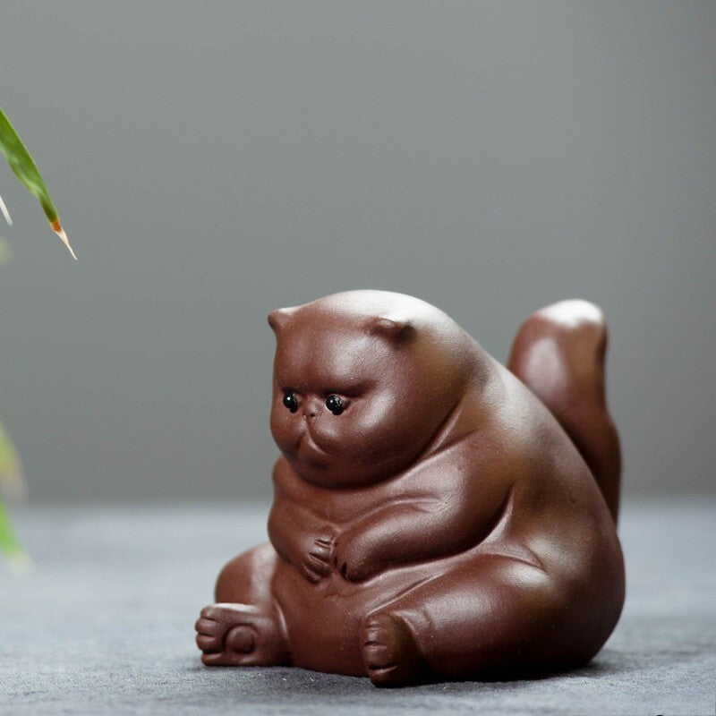 Tea Pet Figurine Desktop Ornaments Sculpture Crafts TeaSet Decoration Gifts