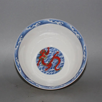 Collection of Decorative Arts and Crafts, Dragon Pattern Bowl Porcelain