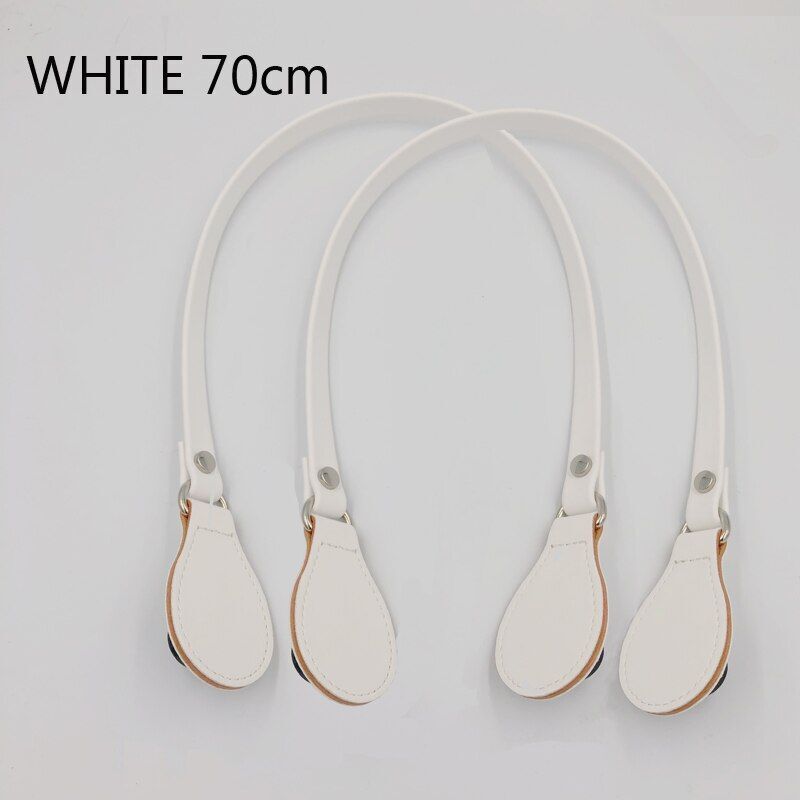 Flat Handles Faux Leather Handle Removable Flowers Canvas Handbags Accessories