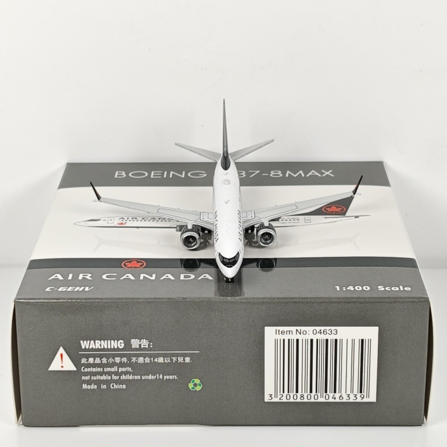 1:400 Phoenix Canada B737 MAX 8 Passenger Airplane Diecast Aircraft Plane Model
