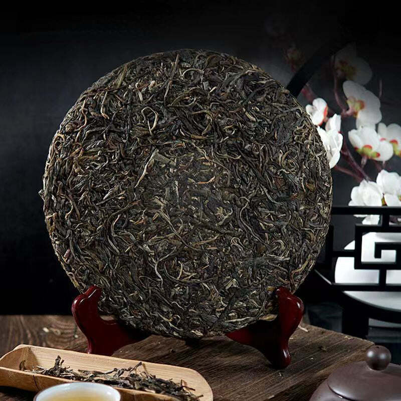 357g Pu-erh Raw Tea Cake Jingmai Mountain Old Puerh Tea Chinese Pu'er Green Tea
