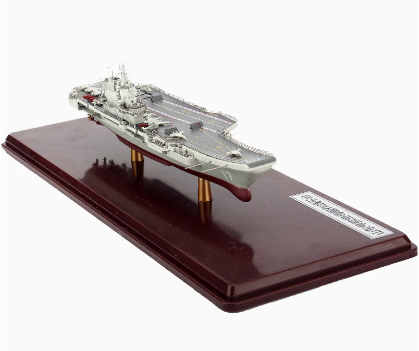 1:1500 China Navy Aircraft Carrier #002 Shandong 17 Warship Diecast Ship Model