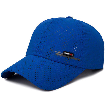 Unisex Breathable Mesh Hat Snapback HatAdjustable Quick Drying Hats Baseball Cap