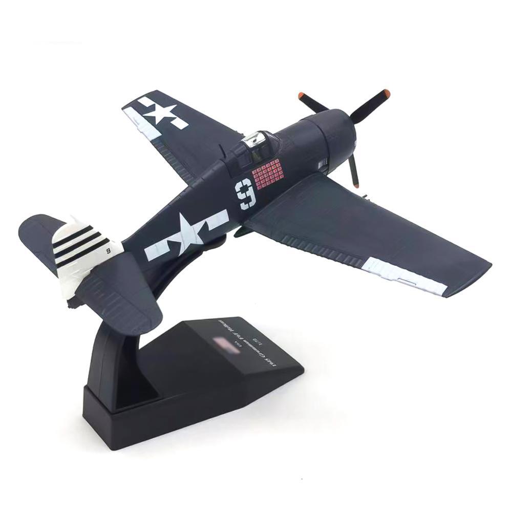 1:72 WWII U.S. F6F Hellcat Shipboard Fighter Alloy Aircraft Model Military Plane