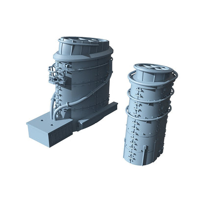 LYCG350329 1/350 Model Upgrade Parts German Z-25 Destroyer Chimney Kit