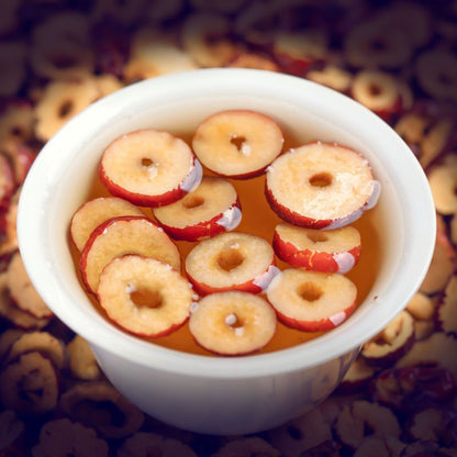Red Date Slices 250g Seedless Crispy Sweet Dates, Dried Date Rings Health Tea