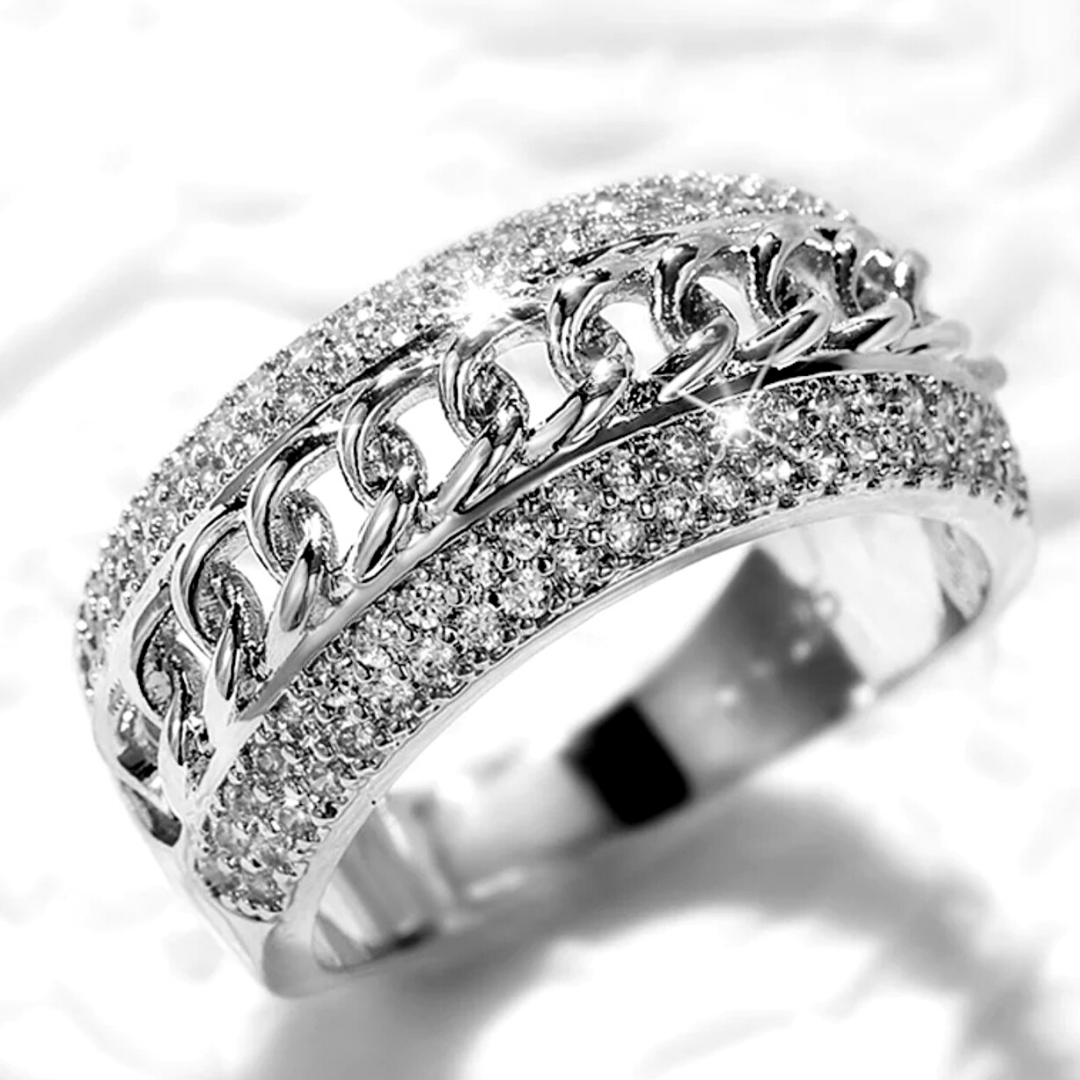 Anillo De Acero Inoxidable Para Mujer De Moda Casual Sortija Gift Jewelry Ring