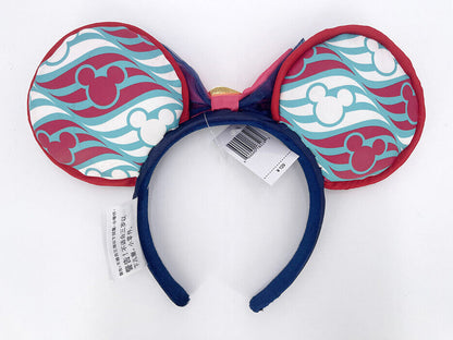2022 Pink Navy Teal Logo Headband Limited DCL Cruise Line Disney Parks Ears