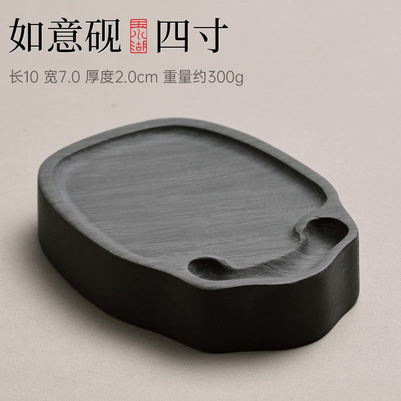 Natural Stone Ink Slab Portable Duan Inkstone Beginner Calligraphy Tool