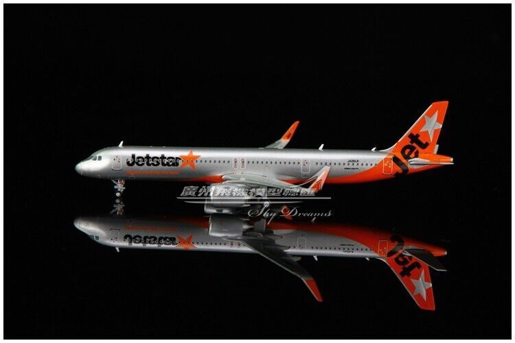 1:400 JC Wings Jetstar AIRBUS A321neo Passenger Airplane Diecast Aircraft Model