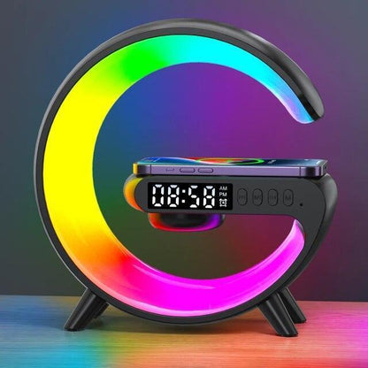 Multifunctional Mini Speaker: Wireless Charging, RGB Night Light, Super Snazzy!