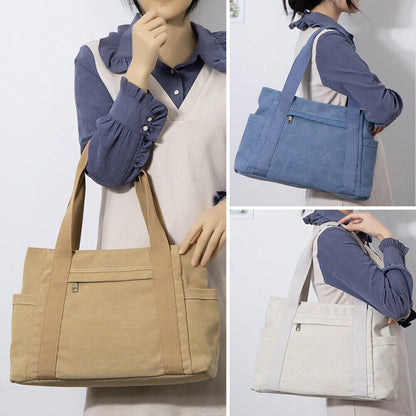 Women Canvas Tote Bag Shoulder Handbag Large Capacity fashion Shopping Bags