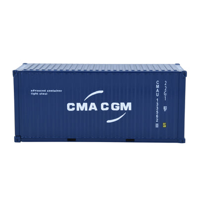 1:50 CMA CGM 20GP Metal Shipping Container Model Toy Home Office Decor Gift