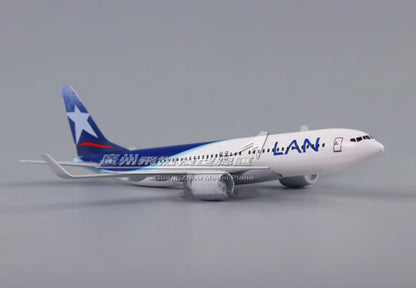 16cm LAN BOEING 737-800 Passenger Aeroplane Diecast Plane Metal Aircraft Model