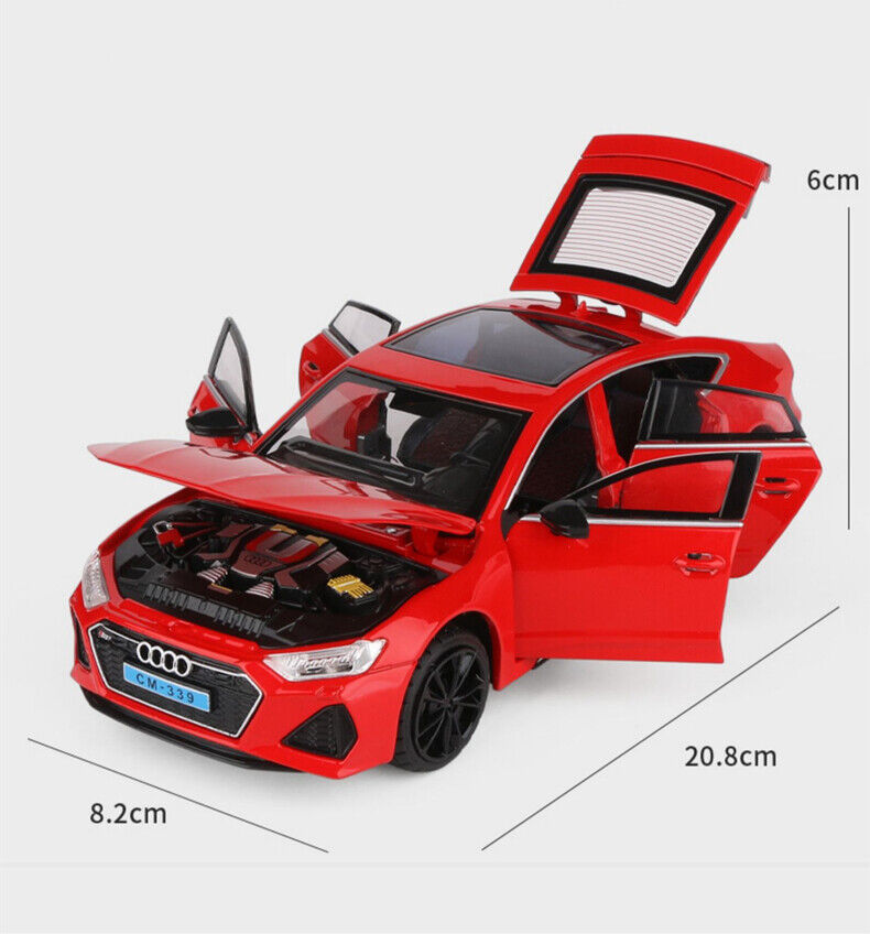 1:24 Scale AUDI RS7 Coupe Diecast Model Car Alloy Vehicle Toy Collection Gift