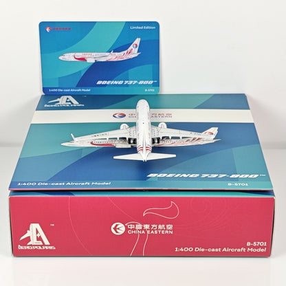 1:400 AeroPolaris China Eastern Boeing 737-800 B-5701 Airplane Diecast Model