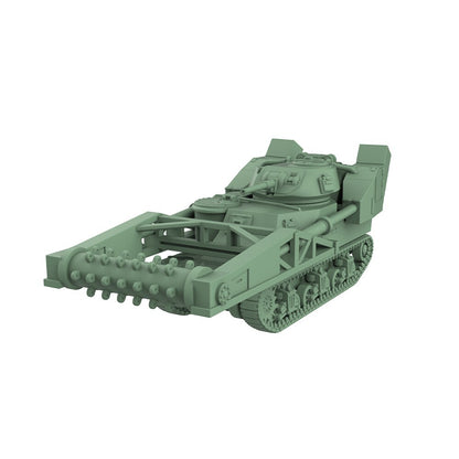 SS1250514 1/1250 Military Model Kit US M3 Grant With Paravane Medium Tank