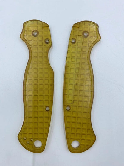 1 Pair PEI Material Knife Handle Scales for Spyderco C81 Para 2 Folding Knives