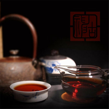 357g Yunan Pu Erh Tea Natural Black Tea Organic Ripe Puer Tea Cake Healthy Drink