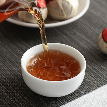 500g Yunnan Jinya Pu'er Tea 2020 Small Green Mandarin Orange Pu Erh Ripe Tea