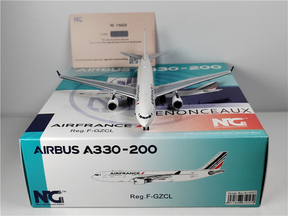NG Models AIRFRANCE FOR AIRBUS A330-200 F-GZCL 1:400 Aircraft Pre-built Model