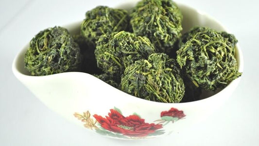 Jiao Gu Lan buds leaf Tea Balls,China Qi Ye Fiveleaf gynostemma pentaphyllum tee