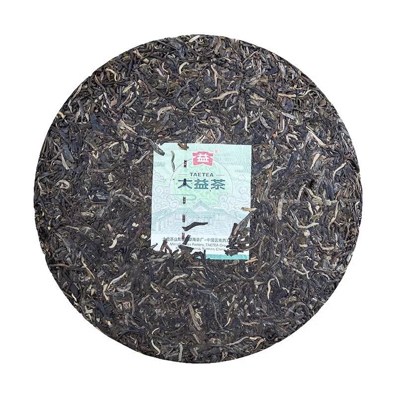 2023 TAETEA Menghai Dayi 8582 Pu'er Tea Cake Raw Pu'er Tea Shen 357g -