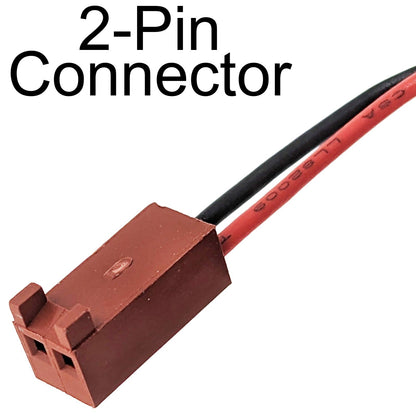 Small 12V DC Brushless Fan 60x60x20mm, 2 Wire, 31 CFM, Ball Bearing (DFD0612L)