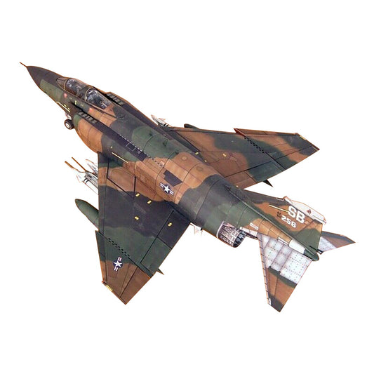 1:33 US F-4B Fighter Paper Model Military Puzzle Paper Plane Model Unassembled