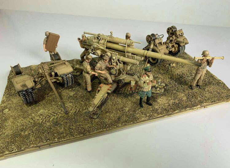 FOV German 88 MM Flak Anti-tank Gun w/ Artillerymen 1/32 DIECAST MODEL FINISHED