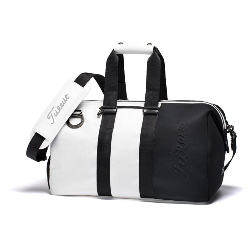 Golf Clothing Bag Men Women Shoulder Wear-Resistant PU Material Sports Handbag