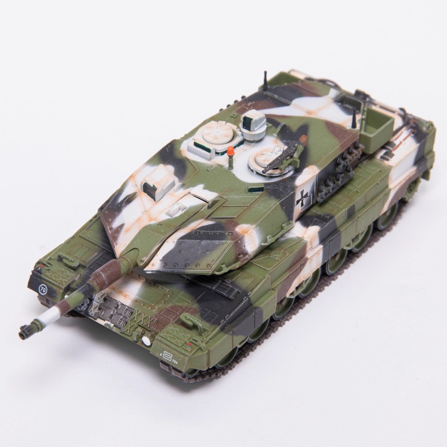 Panzerkampf 1/72 Germany Leopard2a5 Leopard2a5 Tank Snow Four Color Model