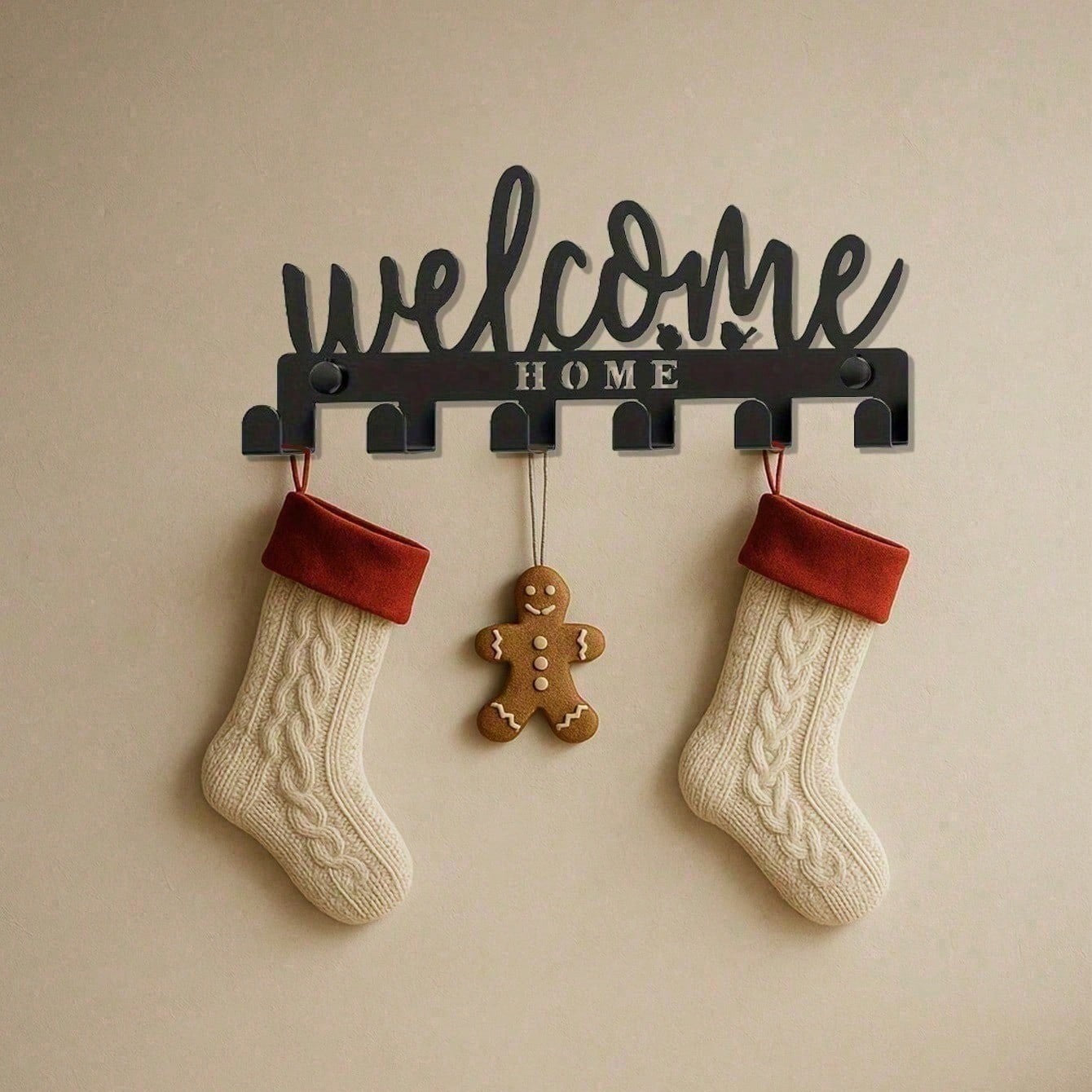 CIFbuy Metal Key Organizer Minimalist Entryway Wall Decor Housewarming Gift