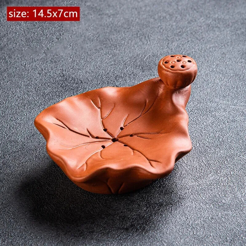 Purple Clay Tea Tray Water Storage Type Tea Sea Zisha Pot Bearing Tea Set Trays