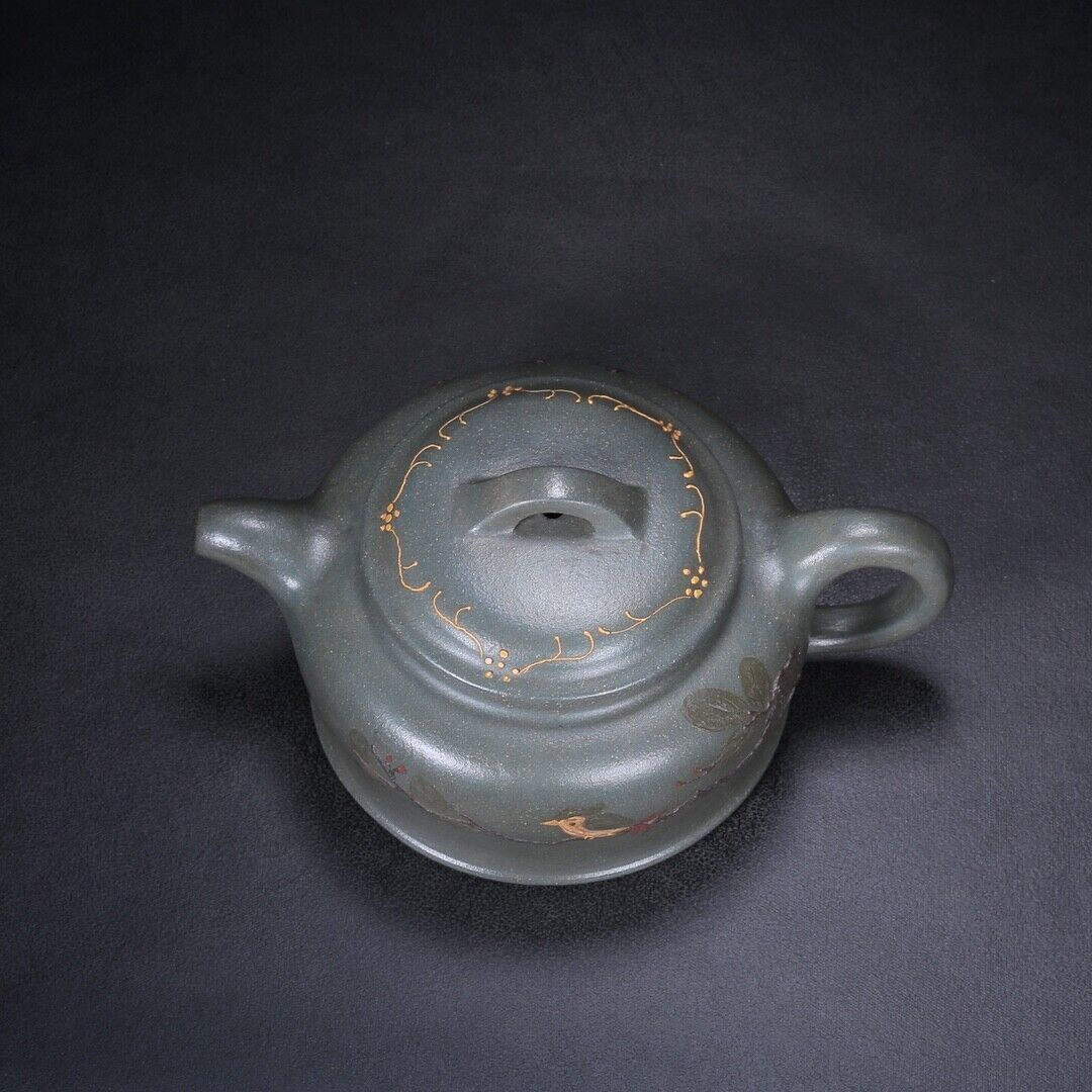 Chinese Yixing Zisha Clay Handmade Exquisite Teapot （惠风和畅 底款：汪寅仙）